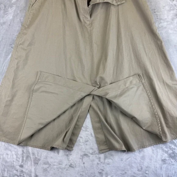 Ex Officio Tan Skirt Women's 16P A-Line Midi Casual Travel Safari (1372) - Picture 5 of 10